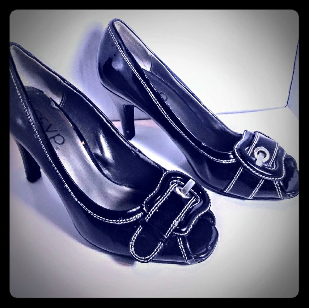 RSVP OPEN TOE HEELS